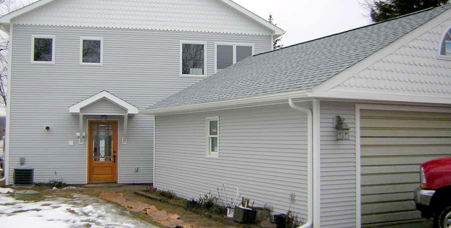 Covenant Construction Group - Cottage Addition Remodel, Finished, Exterior Front Door - Pinckney, MI